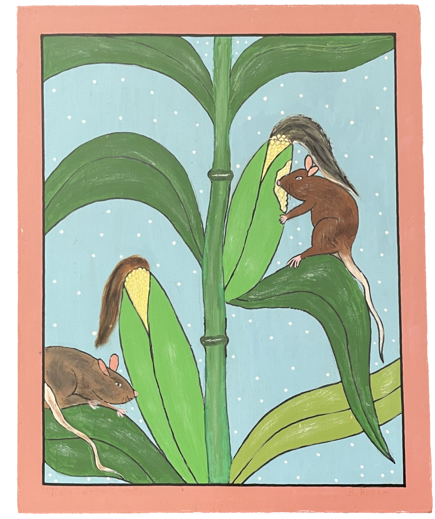 Rats in the corn